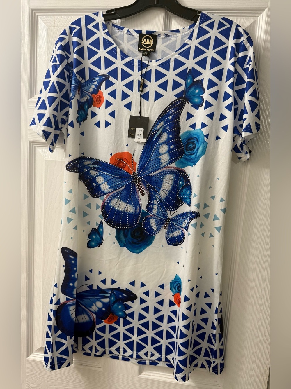 Ameri Mode Butterfly Tunic Dress